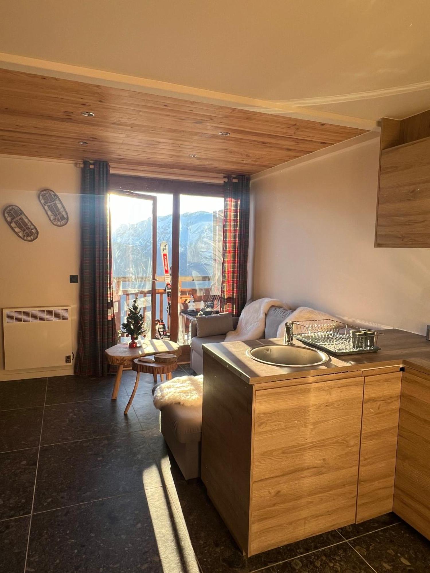 Stunning Apartment With Breathtaking View! Huez Esterno foto